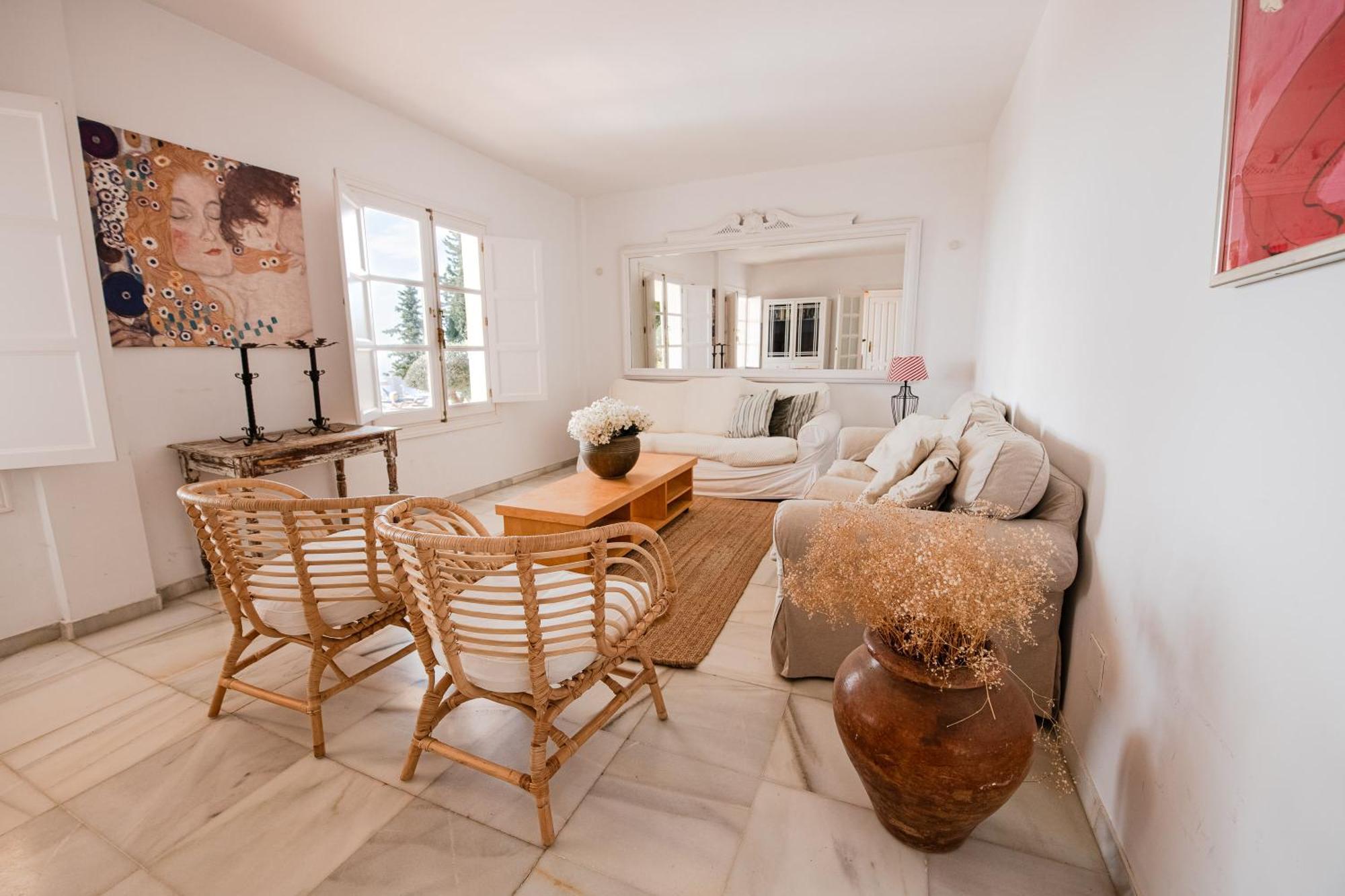 Gran Villa Con Vistas Al Mar Y Piscina Privada Málaga Eksteriør billede