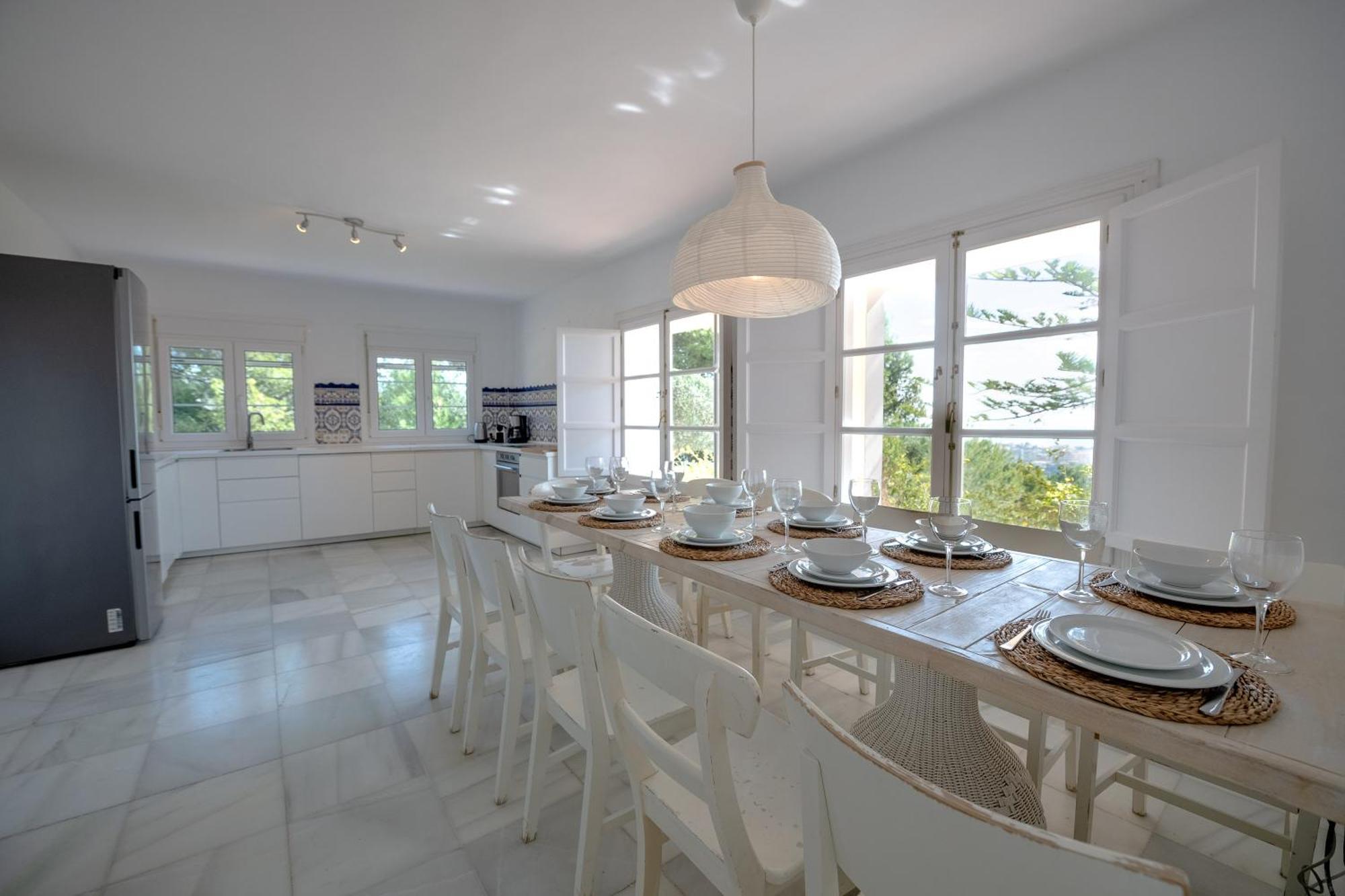 Gran Villa Con Vistas Al Mar Y Piscina Privada Málaga Eksteriør billede